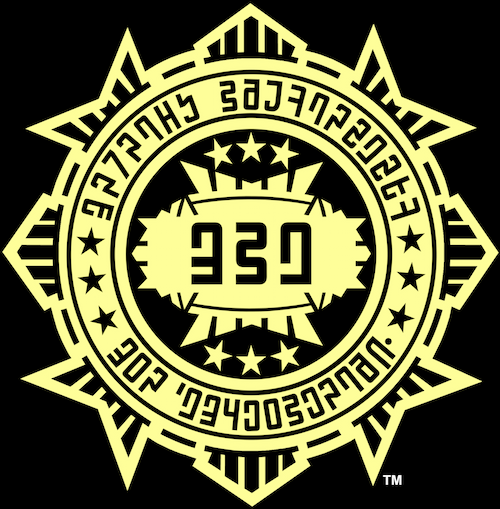 Alien language emblem.